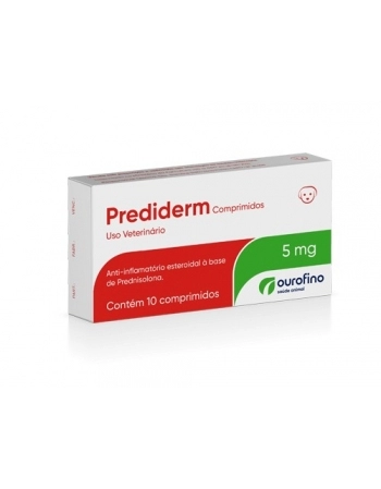 Anti-inflamatório Prediderm 5mg - Ourofino