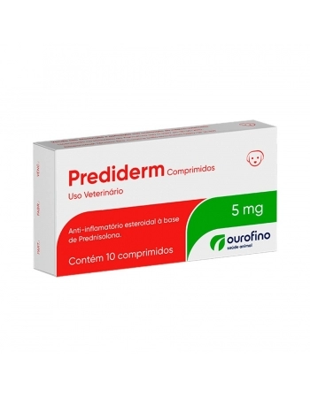 Anti-inflamatório Prediderm Comprimidos Display 5mg - Ourofino