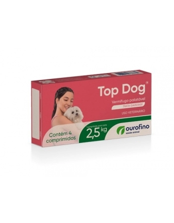 Vermífugo Top Dog 2,5Kg - Ourofino