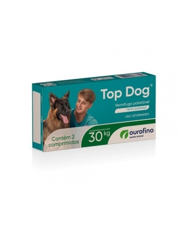 Vermífugo Top Dog 30Kg - Ourofino