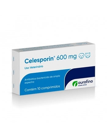 Antimicrobiano Celesporin 600mg - Ourofino