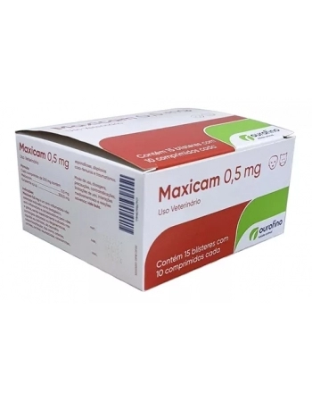 Anti-inflamatório Maxicam Comprimido 15x10x0,5mg Display - Ourofino