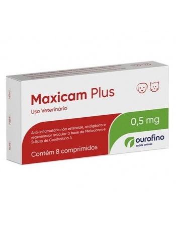 Anti-inflamatório Maxicam Plus Comprimido 2mg - Ourofino