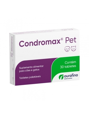 Suplemento Condromax Pet Cartela 30x1,2g - Ourofino