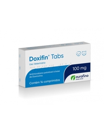 Antimicrobiano Doxifin Display 100mg - Ourofino