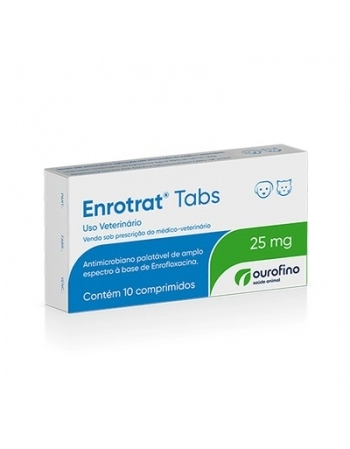 Antimicrobiano Enrotrat TABS 200mg - Ourofino