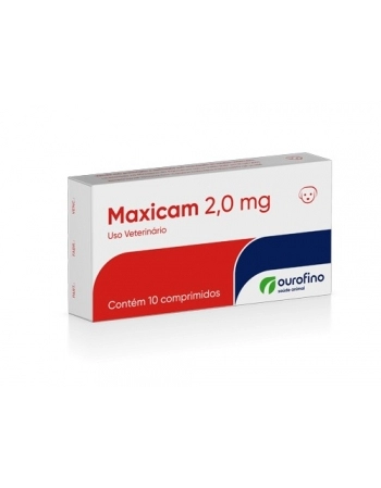 Anti-inflamatório Maxicam 2mg - Ourofino